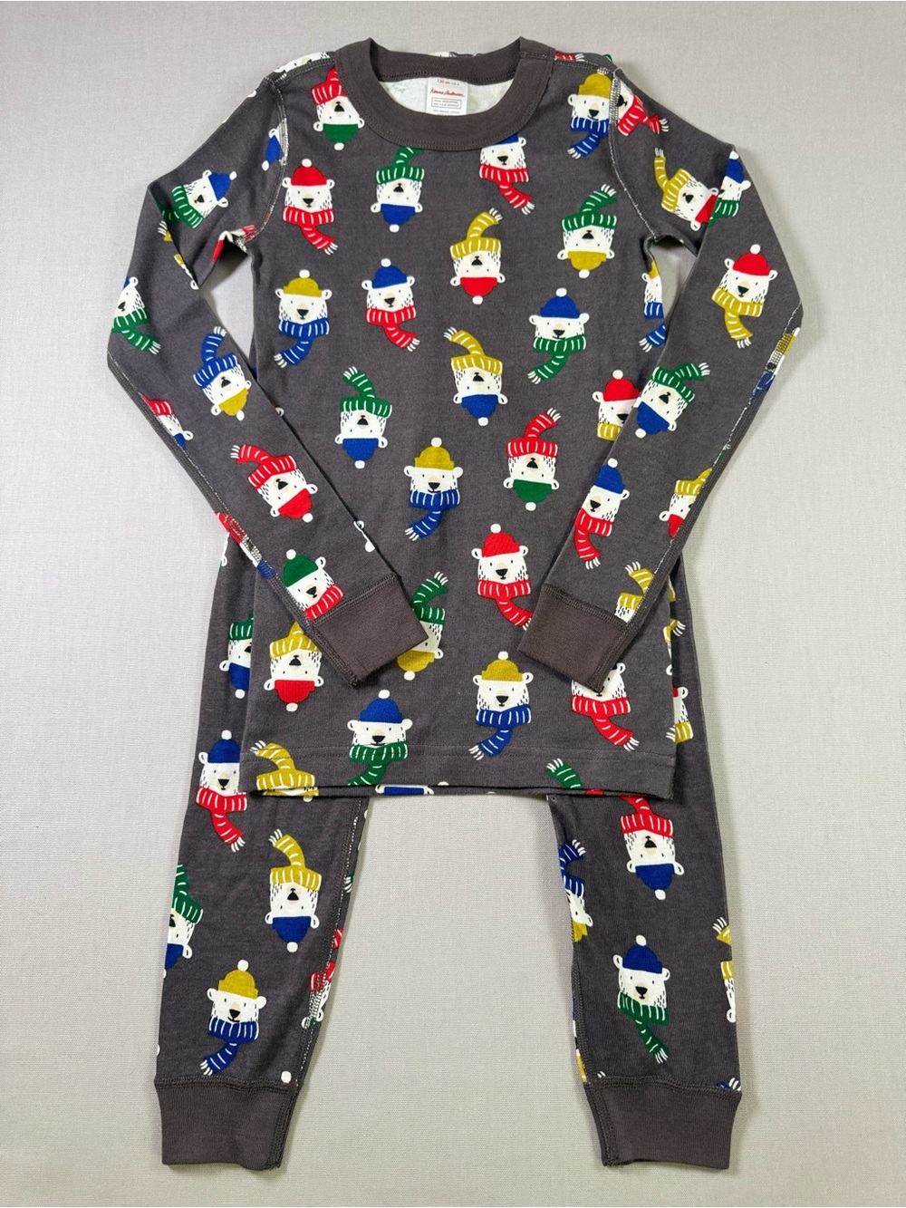 Hanna Andersson Pajamas Kids Polar Bear Holiday Christmas Size 8/130 NWT